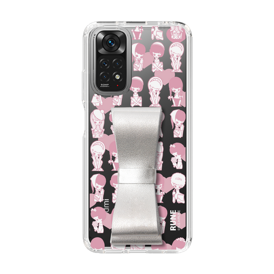 Slim Protection Case - STAND & RING RIBBON Silver［ Rune Naito - RUNE Girl Kids ］
