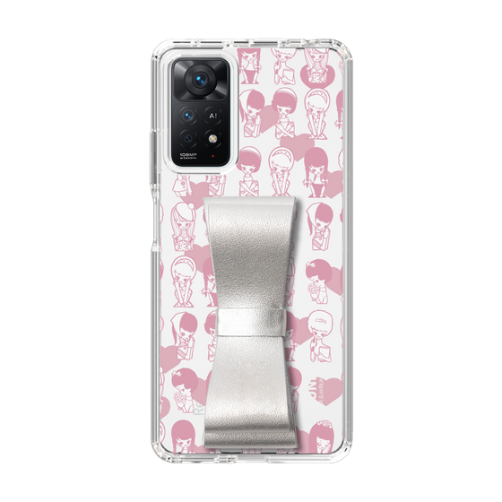 Slim Protection Case - STAND & RING RIBBON Silver［ Rune Naito - RUNE Girl Kids ］