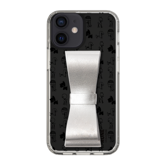 Slim Protection Case - STAND & RING RIBBON Silver［ Rune Naito - RUNE Animal Dog ］