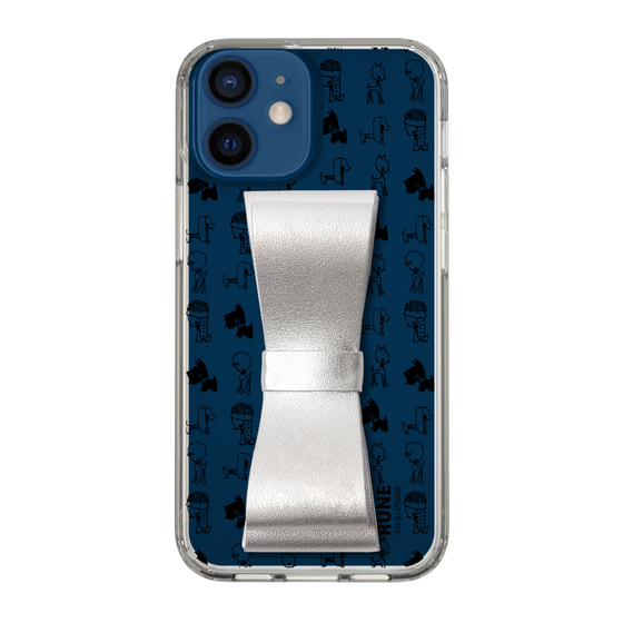 Slim Protection Case - STAND & RING RIBBON Silver［ Rune Naito - RUNE Animal Dog ］