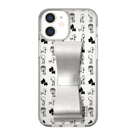 Slim Protection Case - STAND & RING RIBBON Silver［ Rune Naito - RUNE Animal Dog ］