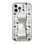 Slim Protection Case - STAND & RING RIBBON Silver［ Rune Naito - RUNE Animal Dog ］