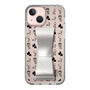 Slim Protection Case - STAND & RING RIBBON Silver［ Rune Naito - RUNE Animal Dog ］