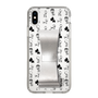 Slim Protection Case - STAND & RING RIBBON Silver［ Rune Naito - RUNE Animal Dog ］