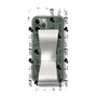 Slim Protection Case - STAND & RING RIBBON Silver［ Rune Naito - RUNE Animal Dog ］