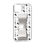 Slim Protection Case - STAND & RING RIBBON Silver［ Rune Naito - RUNE Animal Dog ］
