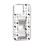 Slim Protection Case - STAND & RING RIBBON Silver［ Rune Naito - RUNE Animal Dog ］