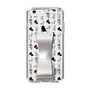 Slim Protection Case - STAND & RING RIBBON Silver［ Rune Naito - RUNE Animal Dog ］
