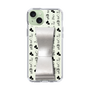 Slim Protection Case - STAND & RING RIBBON Silver［ Rune Naito - RUNE Animal Dog ］