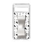 Slim Protection Case - STAND & RING RIBBON Silver［ Rune Naito - RUNE Animal Dog ］