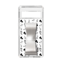 Slim Protection Case - STAND & RING RIBBON Silver［ Rune Naito - RUNE Animal Dog ］