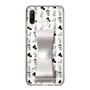 Slim Protection Case - STAND & RING RIBBON Silver［ Rune Naito - RUNE Animal Dog ］