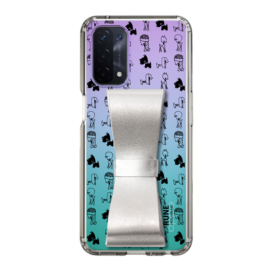 Slim Protection Case - STAND & RING RIBBON Silver［ Rune Naito - RUNE Animal Dog ］