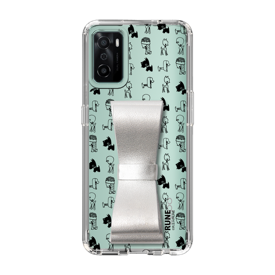 Slim Protection Case - STAND & RING RIBBON Silver［ Rune Naito - RUNE Animal Dog ］