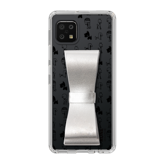 Slim Protection Case - STAND & RING RIBBON Silver［ Rune Naito - RUNE Animal Dog ］