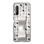 Slim Protection Case - STAND & RING RIBBON Silver［ Rune Naito - RUNE Animal Dog ］