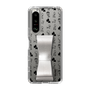 Slim Protection Case - STAND & RING RIBBON Silver［ Rune Naito - RUNE Animal Dog ］