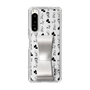 Slim Protection Case - STAND & RING RIBBON Silver［ Rune Naito - RUNE Animal Dog ］