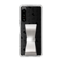 Slim Protection Case - STAND & RING RIBBON Silver［ Rune Naito - RUNE Animal Dog ］