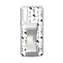Slim Protection Case - STAND & RING RIBBON Silver［ Rune Naito - RUNE Animal Dog ］