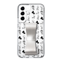 Slim Protection Case - STAND & RING RIBBON Silver［ Rune Naito - RUNE Animal Dog ］