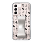 Slim Protection Case - STAND & RING RIBBON Silver［ Rune Naito - RUNE Animal Dog ］