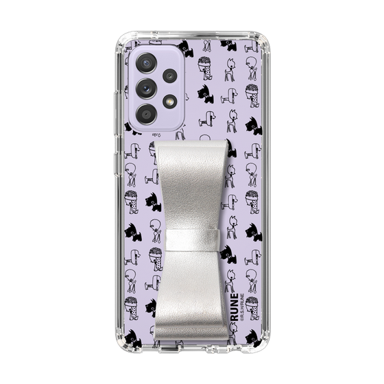 Slim Protection Case - STAND & RING RIBBON Silver［ Rune Naito - RUNE Animal Dog ］