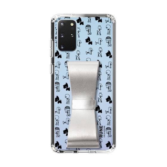 Slim Protection Case - STAND & RING RIBBON Silver［ Rune Naito - RUNE Animal Dog ］