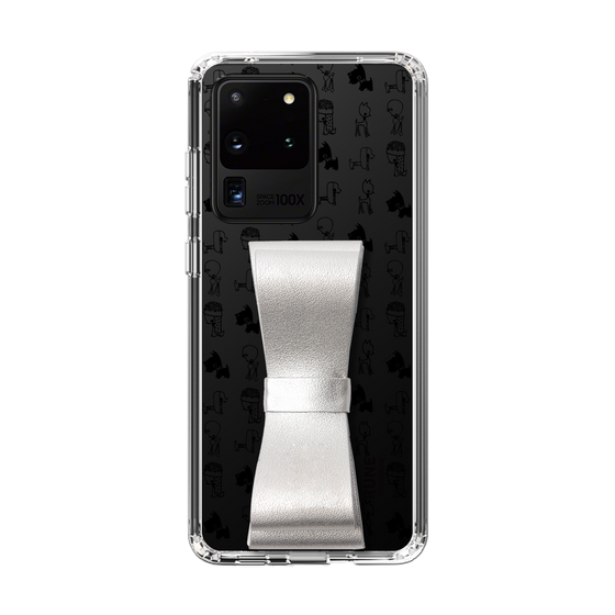 Slim Protection Case - STAND & RING RIBBON Silver［ Rune Naito - RUNE Animal Dog ］