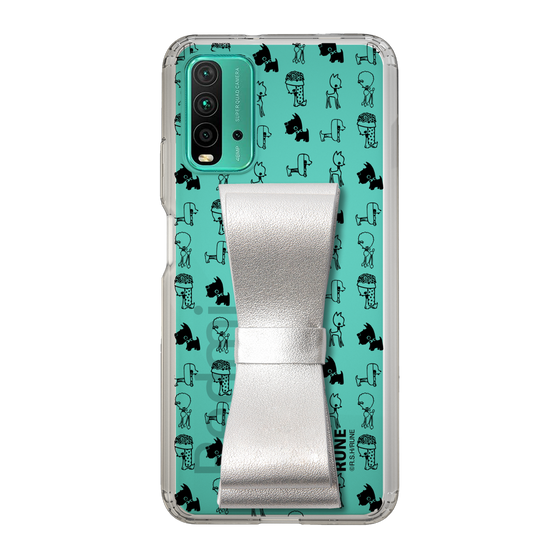 Slim Protection Case - STAND & RING RIBBON Silver［ Rune Naito - RUNE Animal Dog ］