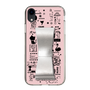 Slim Protection Case - STAND & RING RIBBON Silver［ Rune Naito - RUNE Girl Retro & Modern - Pink ］
