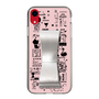Slim Protection Case - STAND & RING RIBBON Silver［ Rune Naito - RUNE Girl Retro & Modern - Pink ］