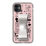 Slim Protection Case - STAND & RING RIBBON Silver［ Rune Naito - RUNE Girl Retro & Modern - Pink ］