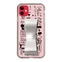 Slim Protection Case - STAND & RING RIBBON Silver［ Rune Naito - RUNE Girl Retro & Modern - Pink ］