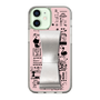 Slim Protection Case - STAND & RING RIBBON Silver［ Rune Naito - RUNE Girl Retro & Modern - Pink ］