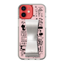 Slim Protection Case - STAND & RING RIBBON Silver［ Rune Naito - RUNE Girl Retro & Modern - Pink ］