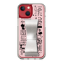 Slim Protection Case - STAND & RING RIBBON Silver［ Rune Naito - RUNE Girl Retro & Modern - Pink ］