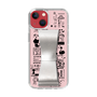 Slim Protection Case - STAND & RING RIBBON Silver［ Rune Naito - RUNE Girl Retro & Modern - Pink ］
