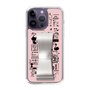 Slim Protection Case - STAND & RING RIBBON Silver［ Rune Naito - RUNE Girl Retro & Modern - Pink ］