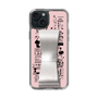 Slim Protection Case - STAND & RING RIBBON Silver［ Rune Naito - RUNE Girl Retro & Modern - Pink ］
