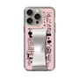 Slim Protection Case - STAND & RING RIBBON Silver［ Rune Naito - RUNE Girl Retro & Modern - Pink ］