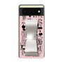 Slim Protection Case - STAND & RING RIBBON Silver［ Rune Naito - RUNE Girl Retro & Modern - Pink ］
