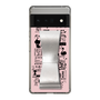 Slim Protection Case - STAND & RING RIBBON Silver［ Rune Naito - RUNE Girl Retro & Modern - Pink ］