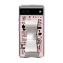 Slim Protection Case - STAND & RING RIBBON Silver［ Rune Naito - RUNE Girl Retro & Modern - Pink ］