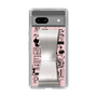 Slim Protection Case - STAND & RING RIBBON Silver［ Rune Naito - RUNE Girl Retro & Modern - Pink ］