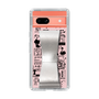 Slim Protection Case - STAND & RING RIBBON Silver［ Rune Naito - RUNE Girl Retro & Modern - Pink ］