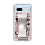 Slim Protection Case - STAND & RING RIBBON Silver［ Rune Naito - RUNE Girl Retro & Modern - Pink ］