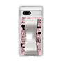 Slim Protection Case - STAND & RING RIBBON Silver［ Rune Naito - RUNE Girl Retro & Modern - Pink ］