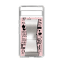 Slim Protection Case - STAND & RING RIBBON Silver［ Rune Naito - RUNE Girl Retro & Modern - Pink ］