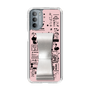 Slim Protection Case - STAND & RING RIBBON Silver［ Rune Naito - RUNE Girl Retro & Modern - Pink ］